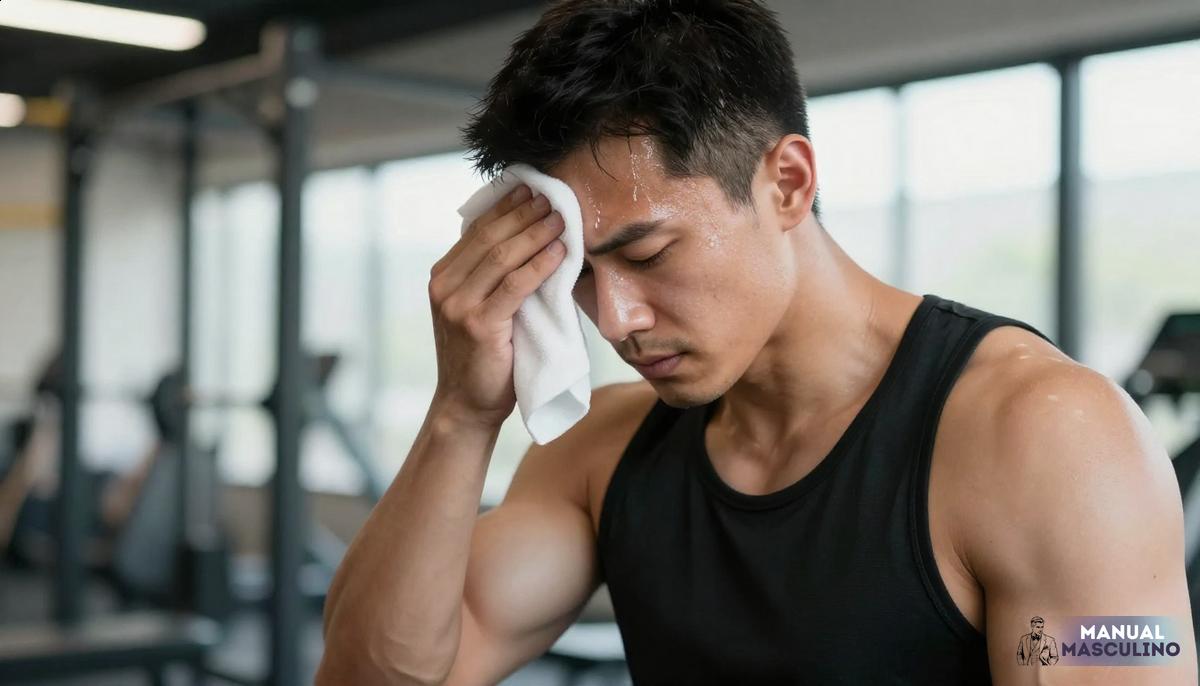 Cuidados masculinos para quem treina e transpira muito