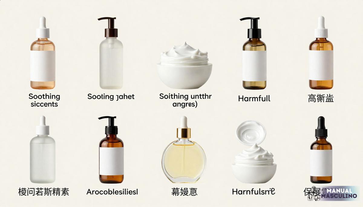 Rotina matinal simples para pele sensível masculina