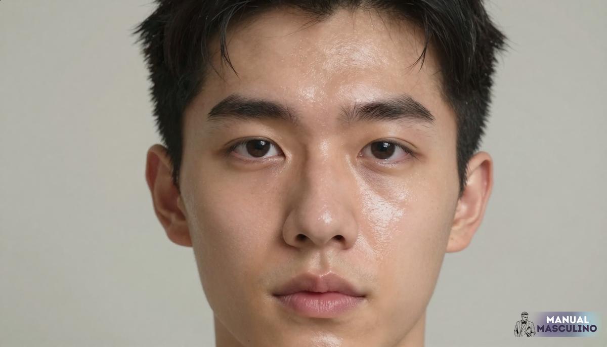 Oleosidade excessiva no rosto masculino: causas e soluções