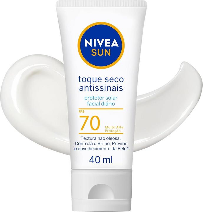 Oleosidade e Rugas ao Mesmo Tempo? Esse Protetor Solar FPS 70 da NIVEA Resolve os Dois Problemas de Uma Vez